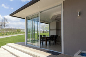 Lift and slide doors